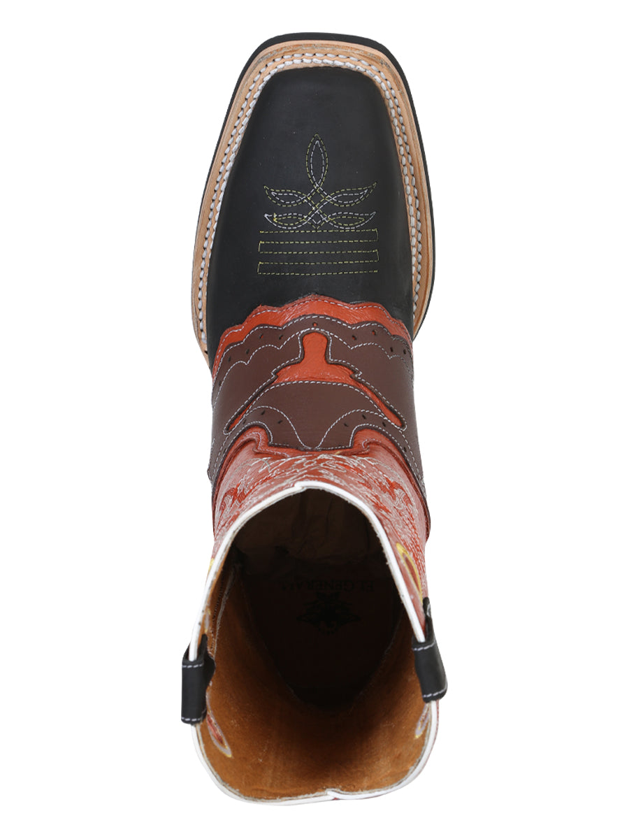 Bota El General Rodeo - Negro Intenso 33305