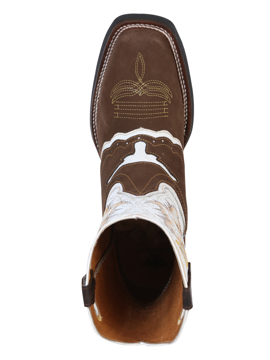 Bota El General Rodeo - Crazy Nobuck Marrón Oscuro 33313