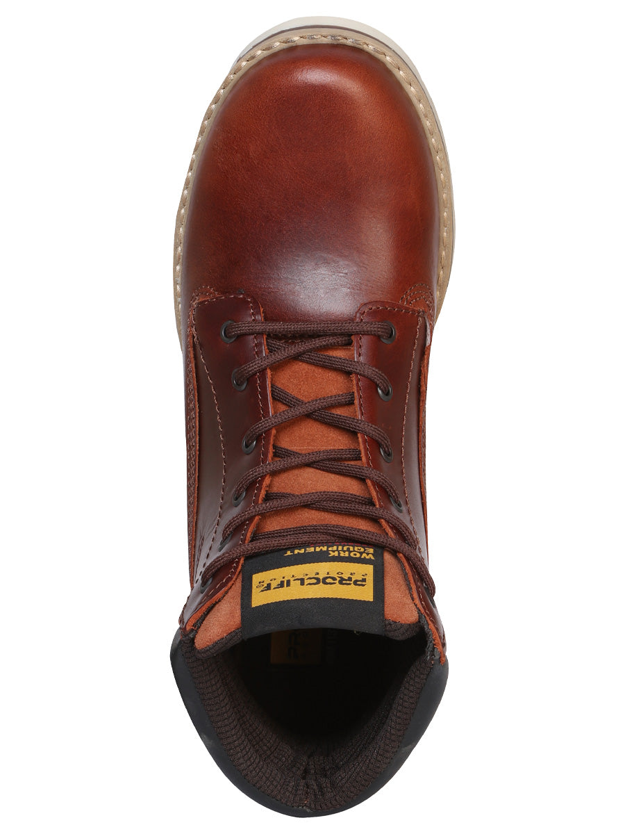 Bota de trabajo Procliff Protection Pull Up - Vino 35201