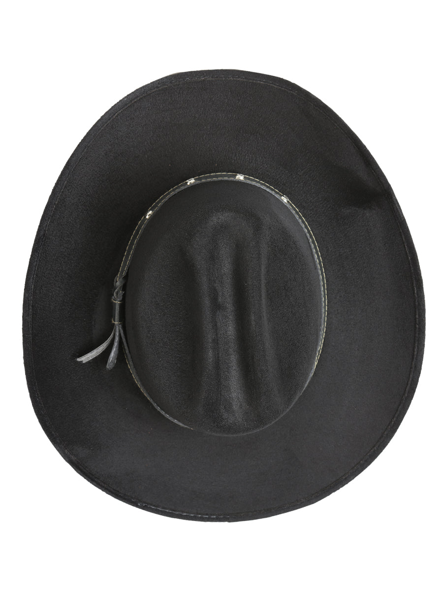 Sombrero vaquero infantil El General de ante negro 44243
