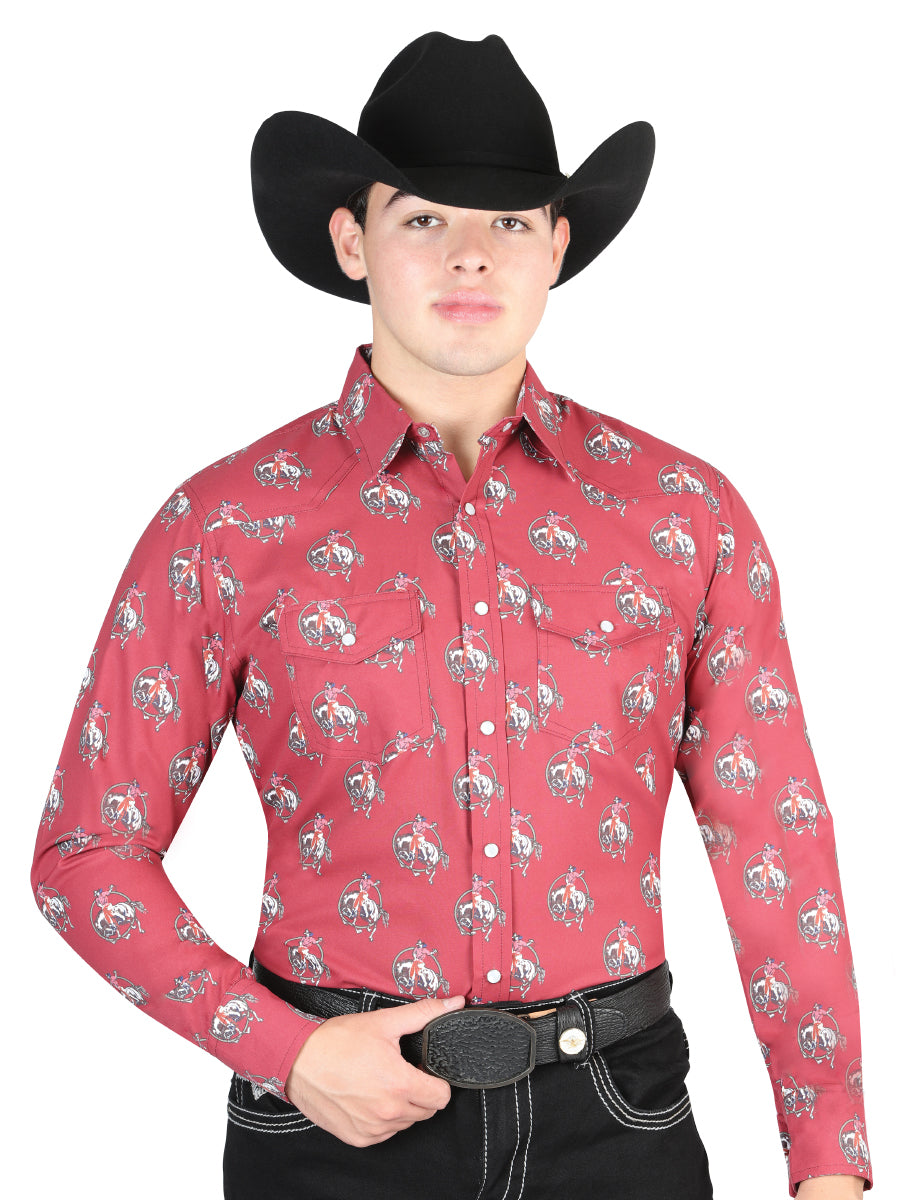 Camisa vaquera roja El General 44306