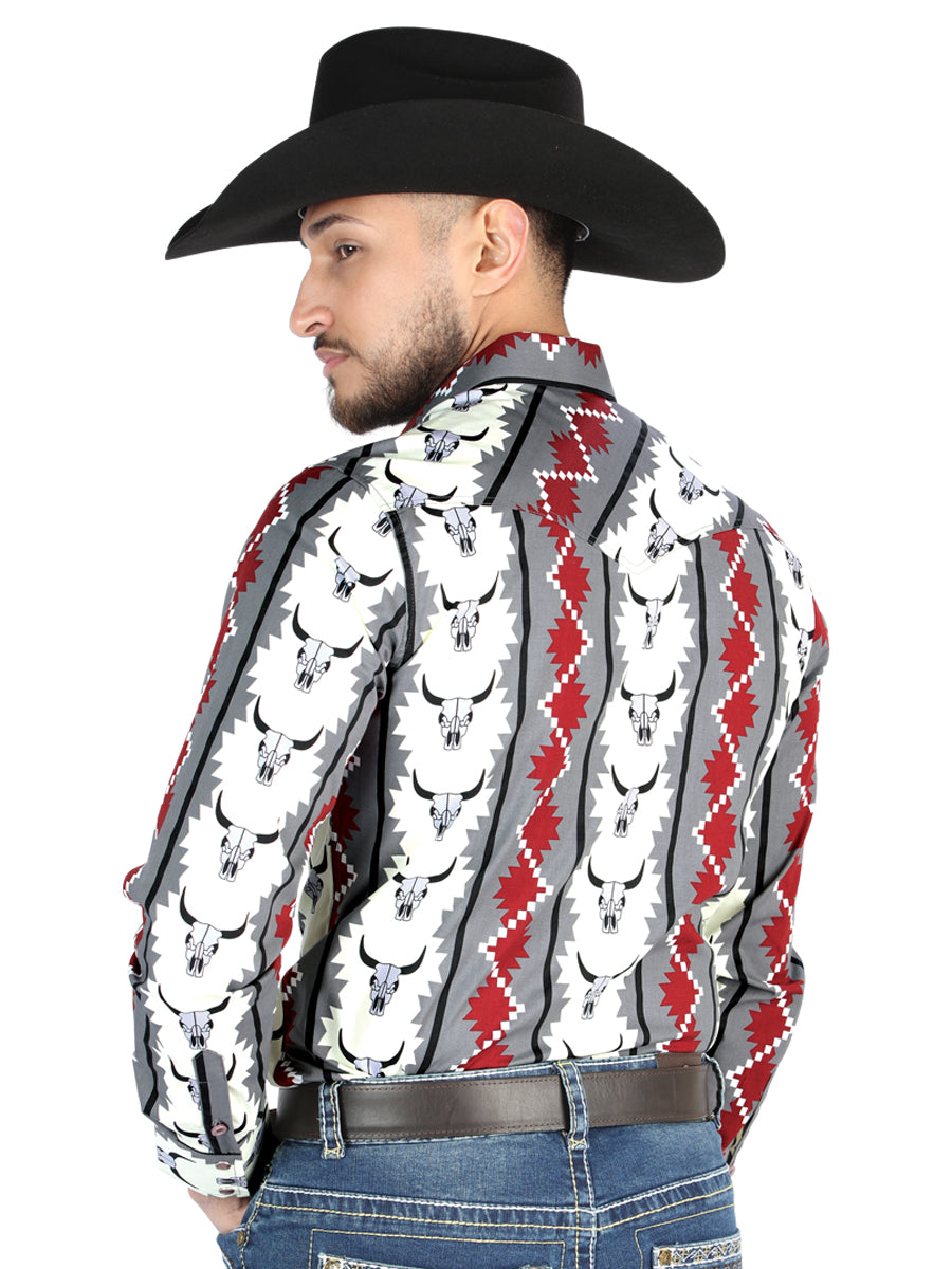 El General - Camisa informal de manga larga - Marfil 44489