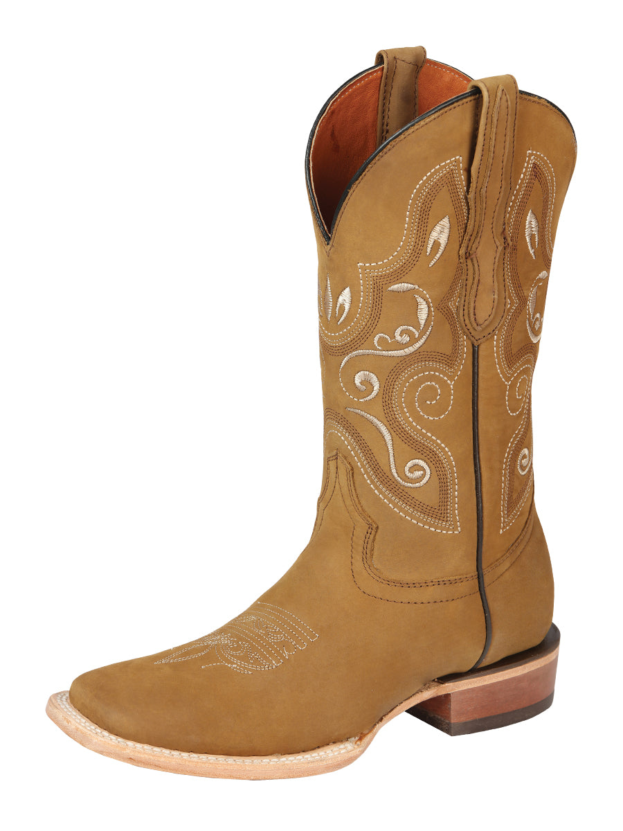 Botas rodeo para mujer El General, de piel nobuk engrasada - color miel
44848