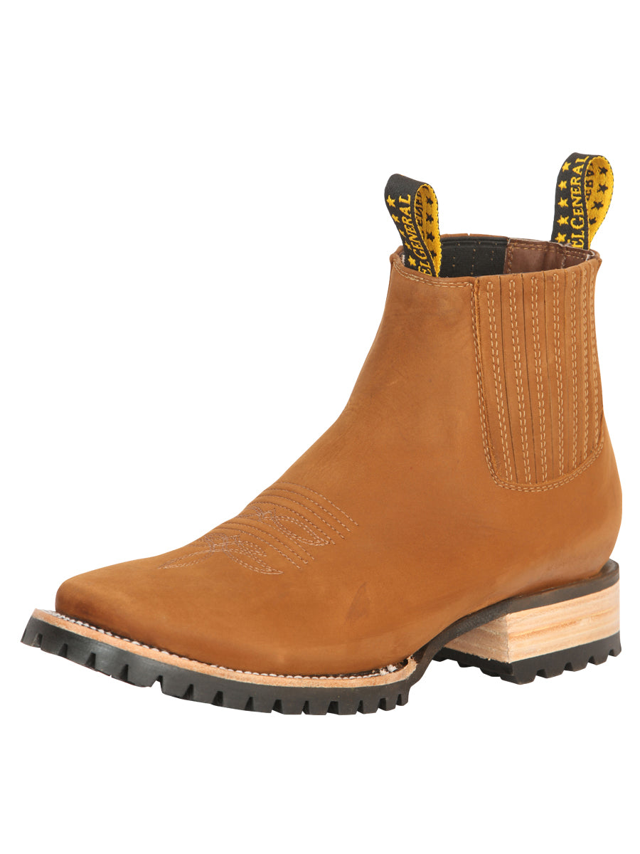 Botines de hombre El General - Nobuck Oro Viejo 45343