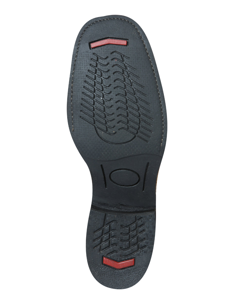 Bota El General Rodeo - Nobuck Honey con bordado 51111