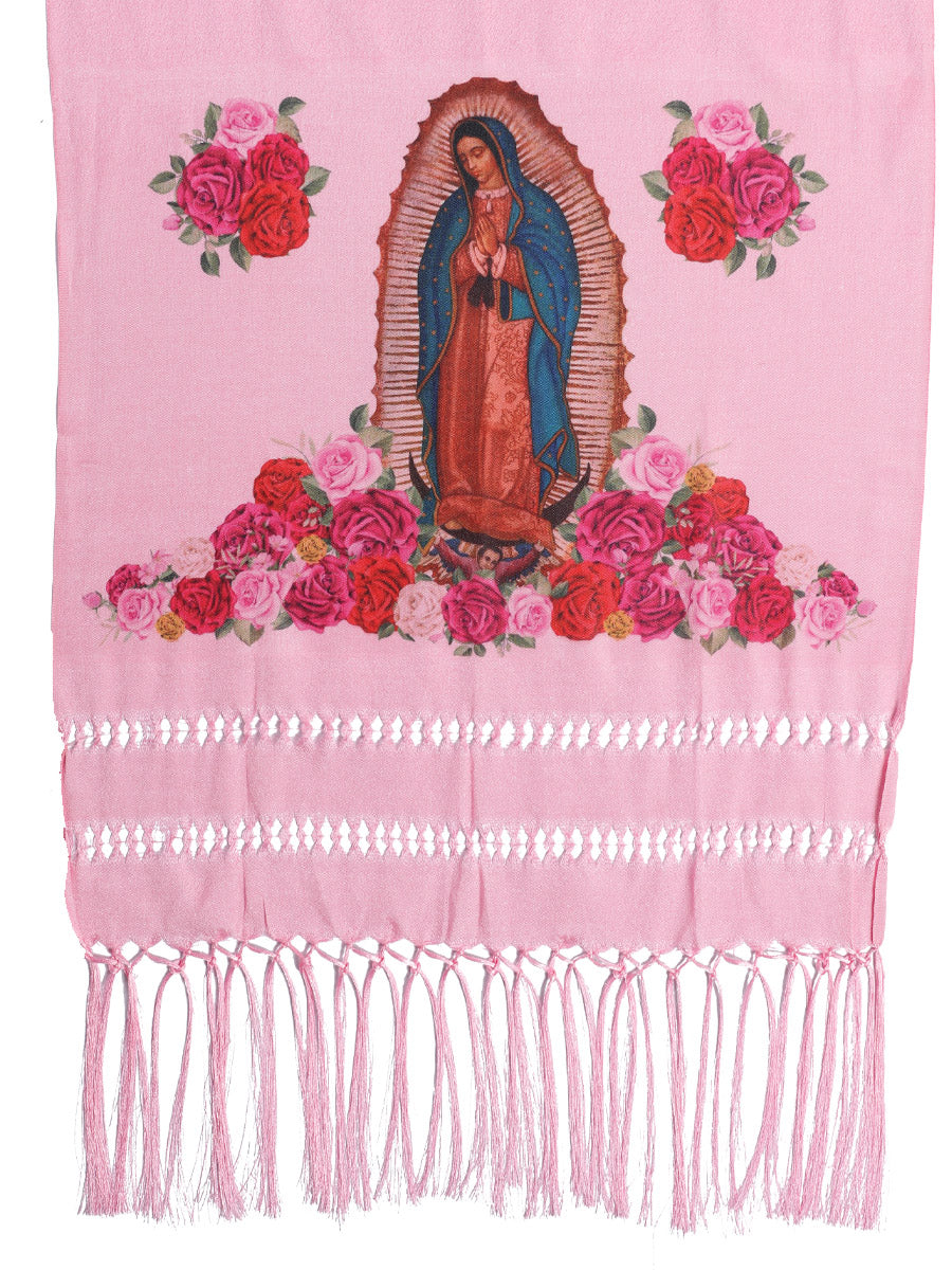 Mexican Shawl 85% Articela, 15% Polyester Pink 603750