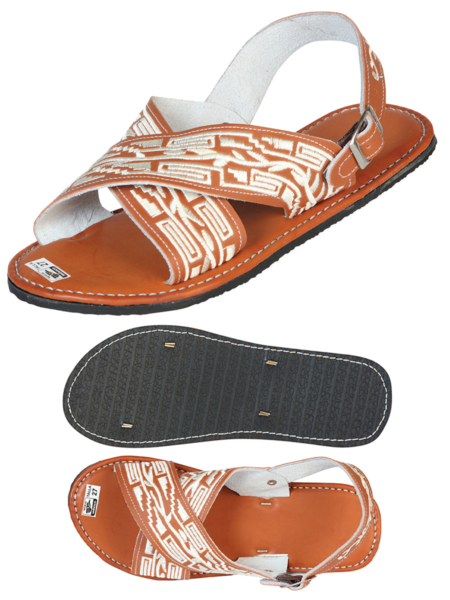 Mexican Artisanal Sandals 50% Leather, 50% Synthetic Natural 603787