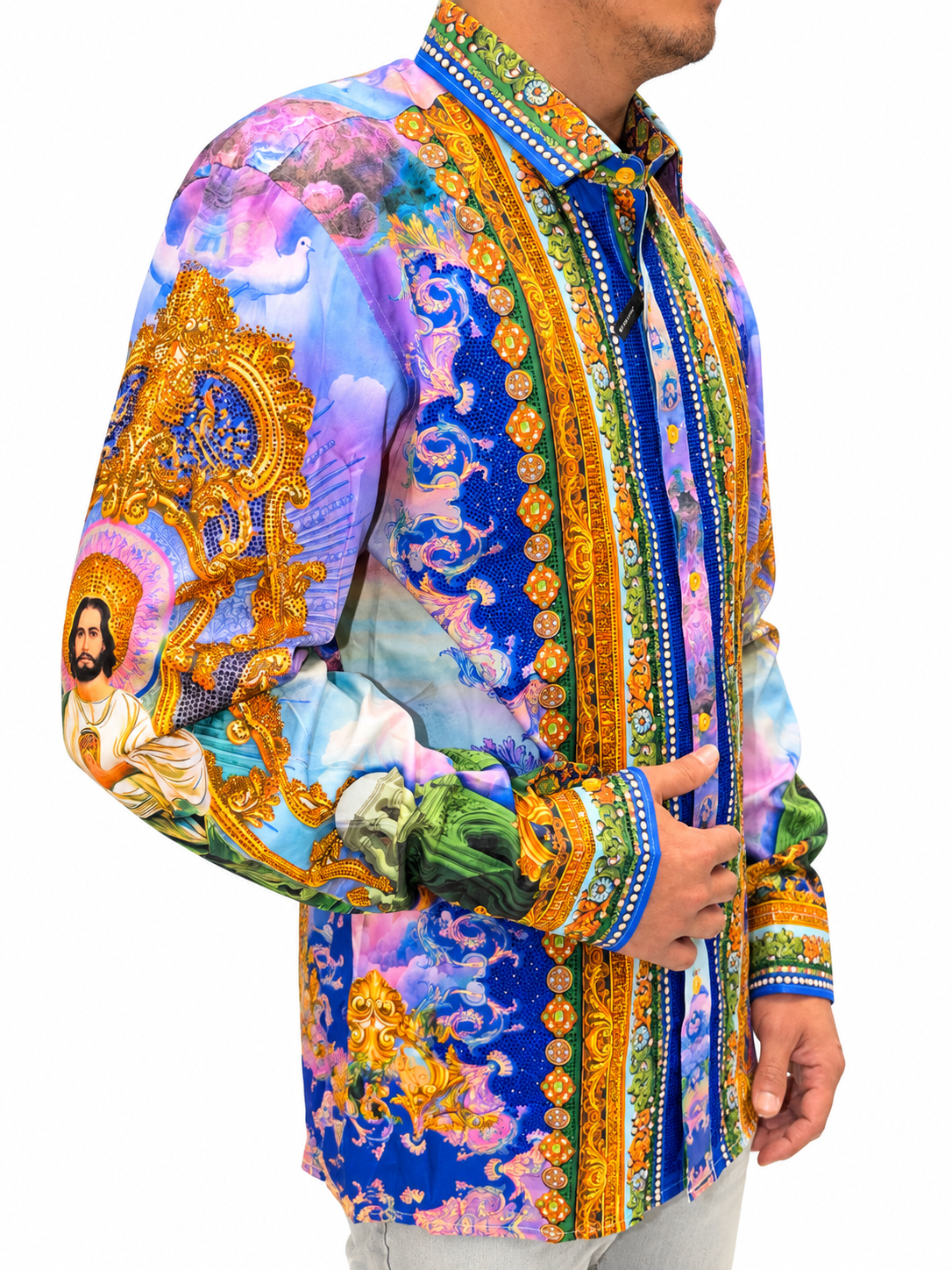 Camisa western san judas Tadeo-baroque edition
