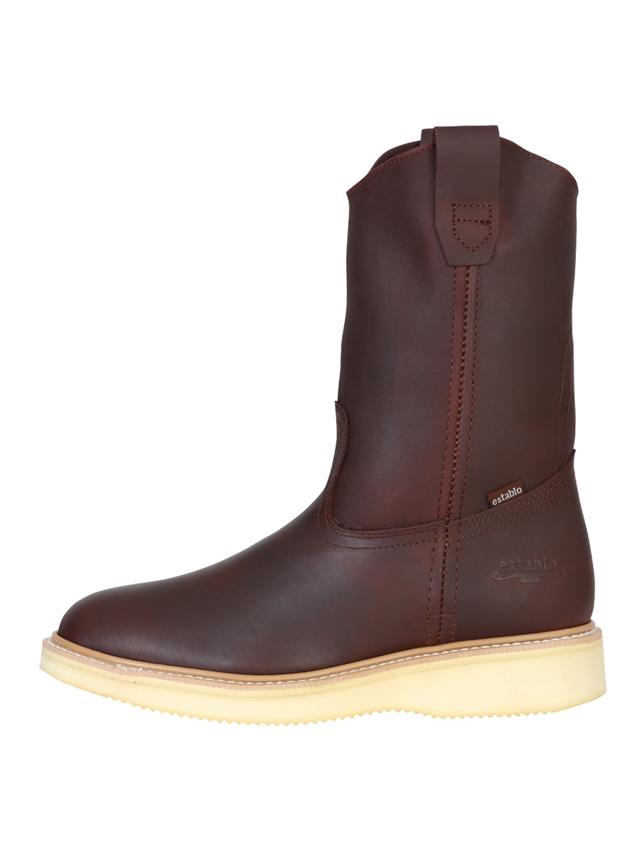 Bota de trabajo para hombre Establo Grasso de cuero

 - Shedron 318