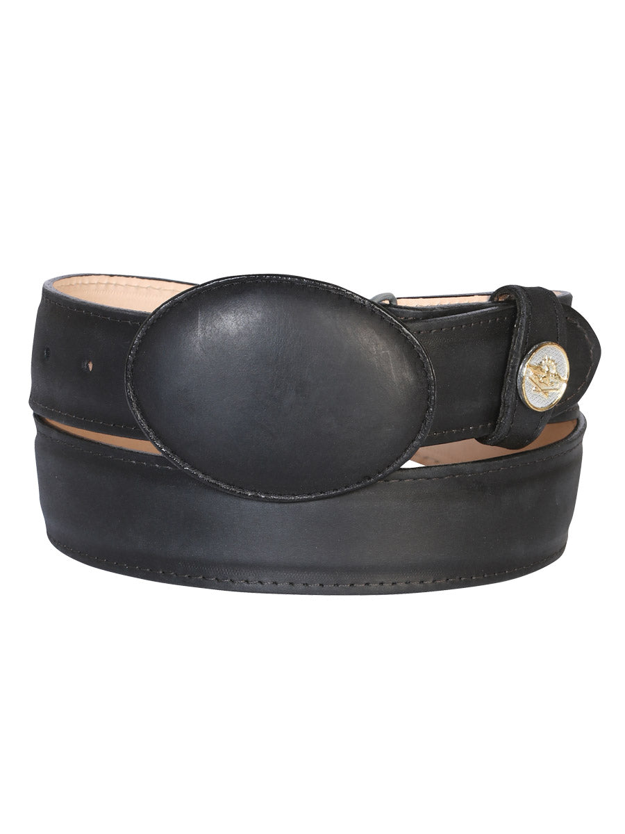 Cinturón vaquero para hombre El General - Cuero Crazy - Negro

 21274