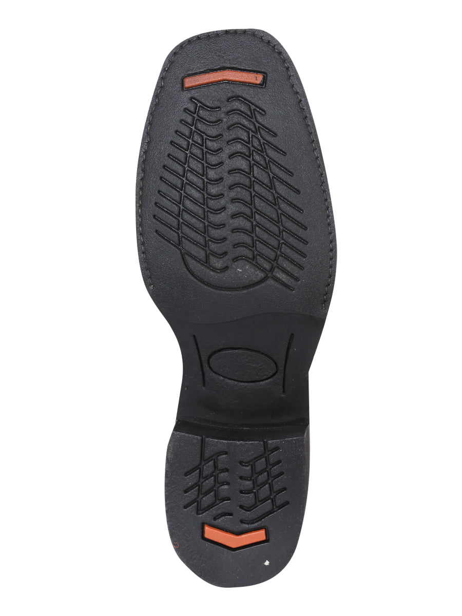 Bota El General Rodeo - Marrón Loco/Marrón Oscuro con Bordado 34311