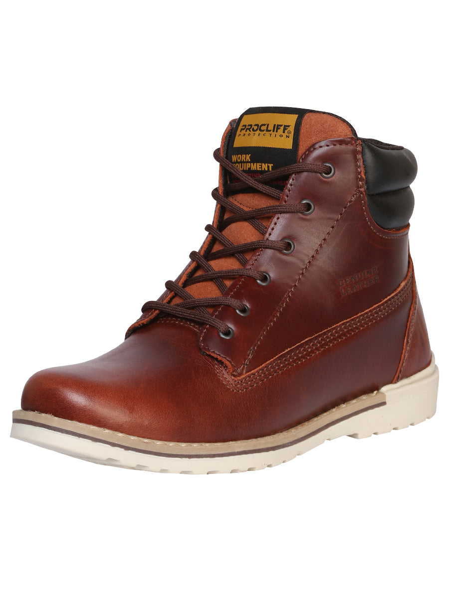 Bota de trabajo Procliff Protection Pull Up - Vino 35201