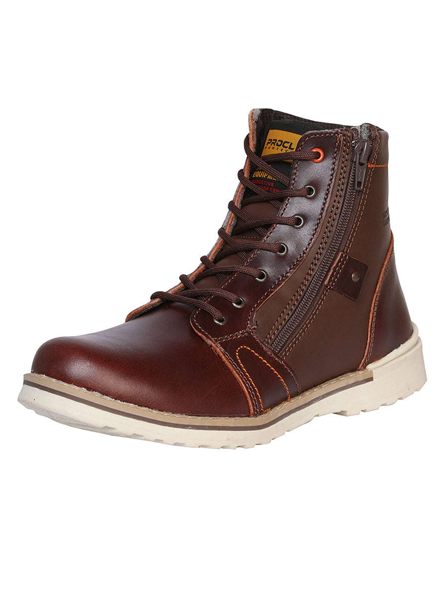 Bota de trabajo Procliff Protection Pull Up - Vino 35209