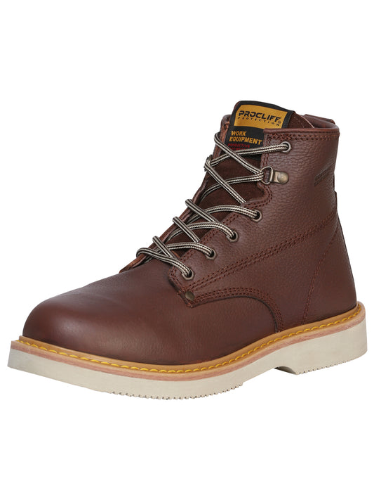 Zapato de trabajo con cordones Procliff Protection - Nogal 35211