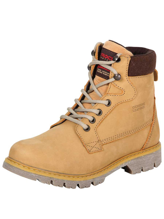 Bota de trabajo con cordones Procliff Protection - Marrón miel 35227