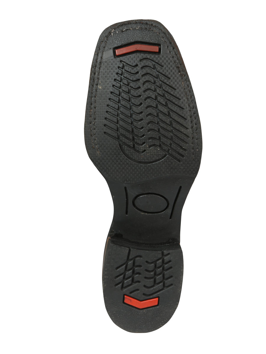 Bota El General Rodeo - Vino Loco con Bordado 40667