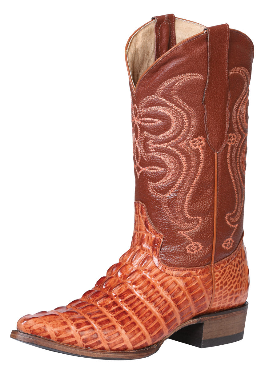 Bota cowboy El Señor de los Cielos - Caiman - Cognac 40841