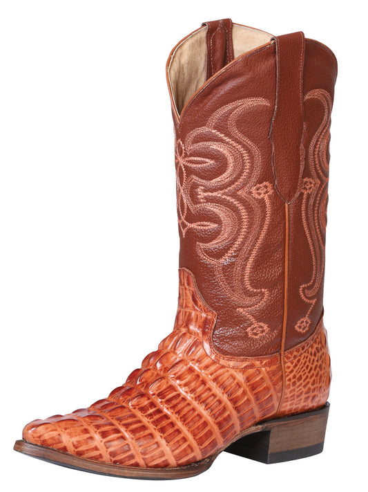 Bota cowboy El Señor de los Cielos - Caiman - Cognac 40841