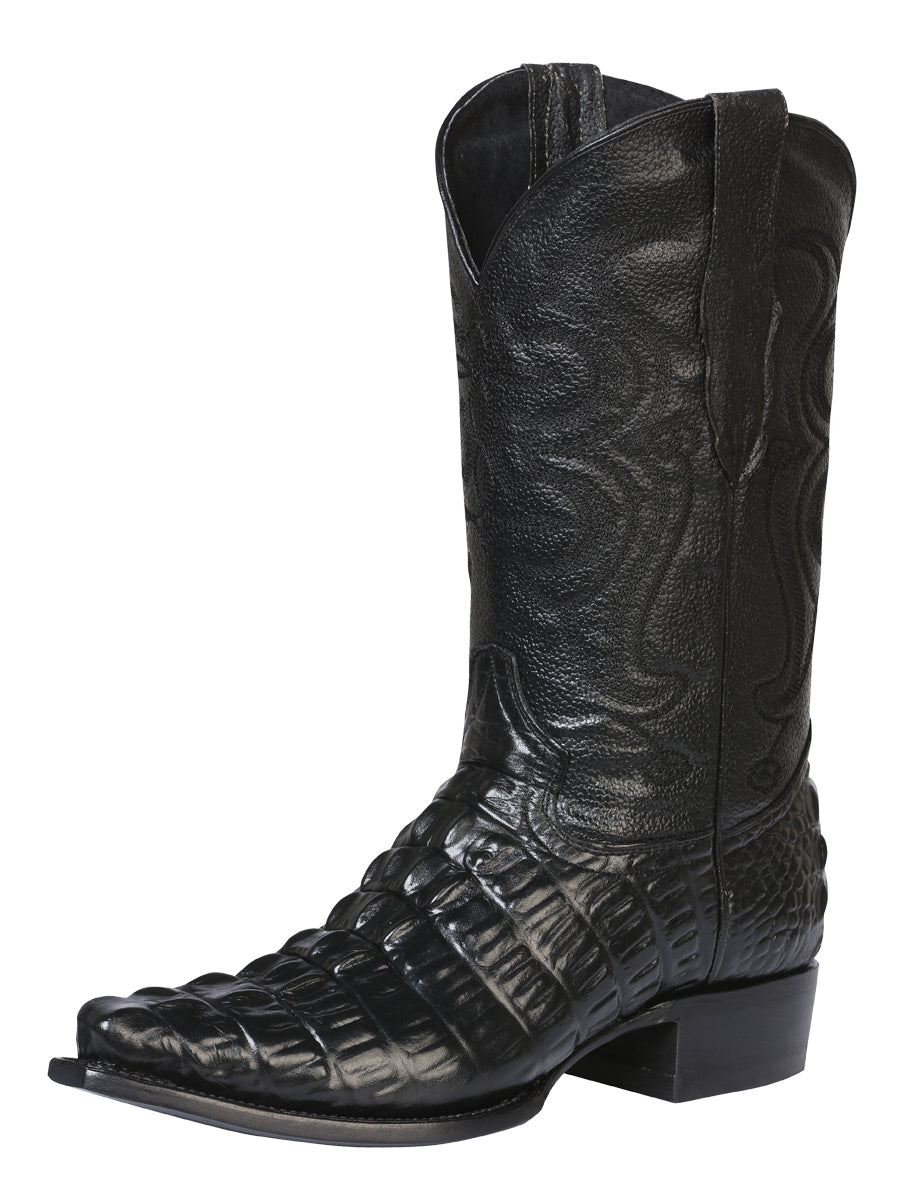Bota cowboy El Señor de los Cielos - Caimán - Negro 40854