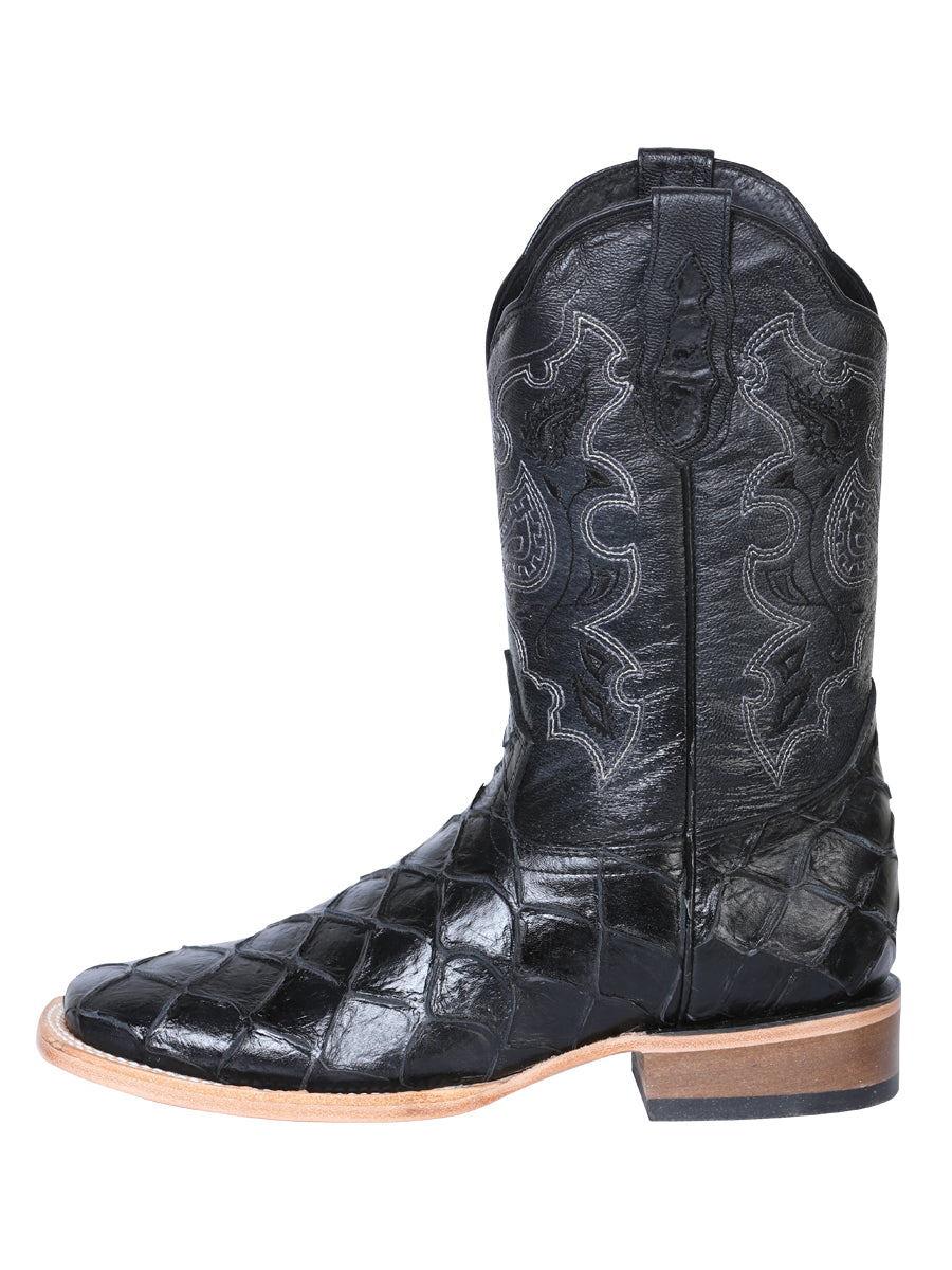 Bota Rodeo El General - Imit Pirarucu - Negro 41792