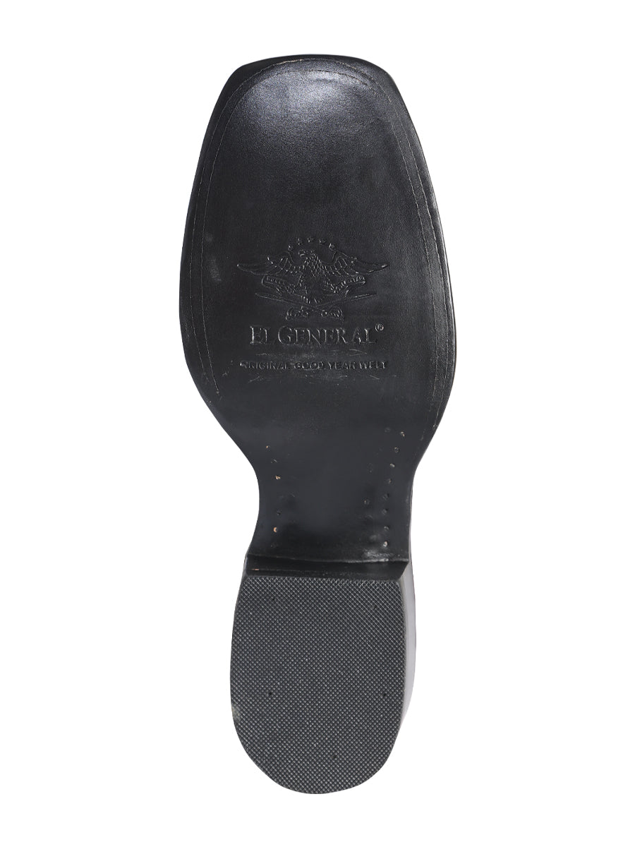 Bota Rodeo El General - Avestruz Estampada Burdeos 41901