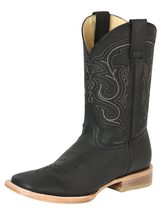 Bota El General Rodeo - Cuero Crazy - Negra 43534