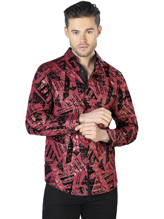 Camisa casual de manga larga Black Brick 44052