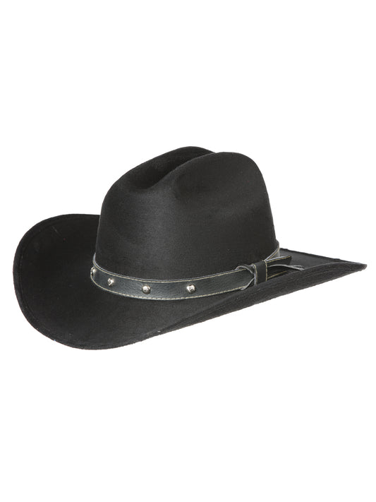 Sombrero vaquero infantil El General de ante negro 44243