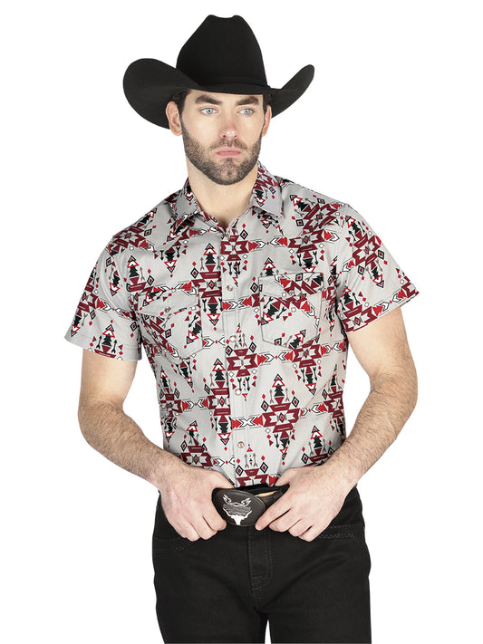 El General Western Shirt - Gray 44446