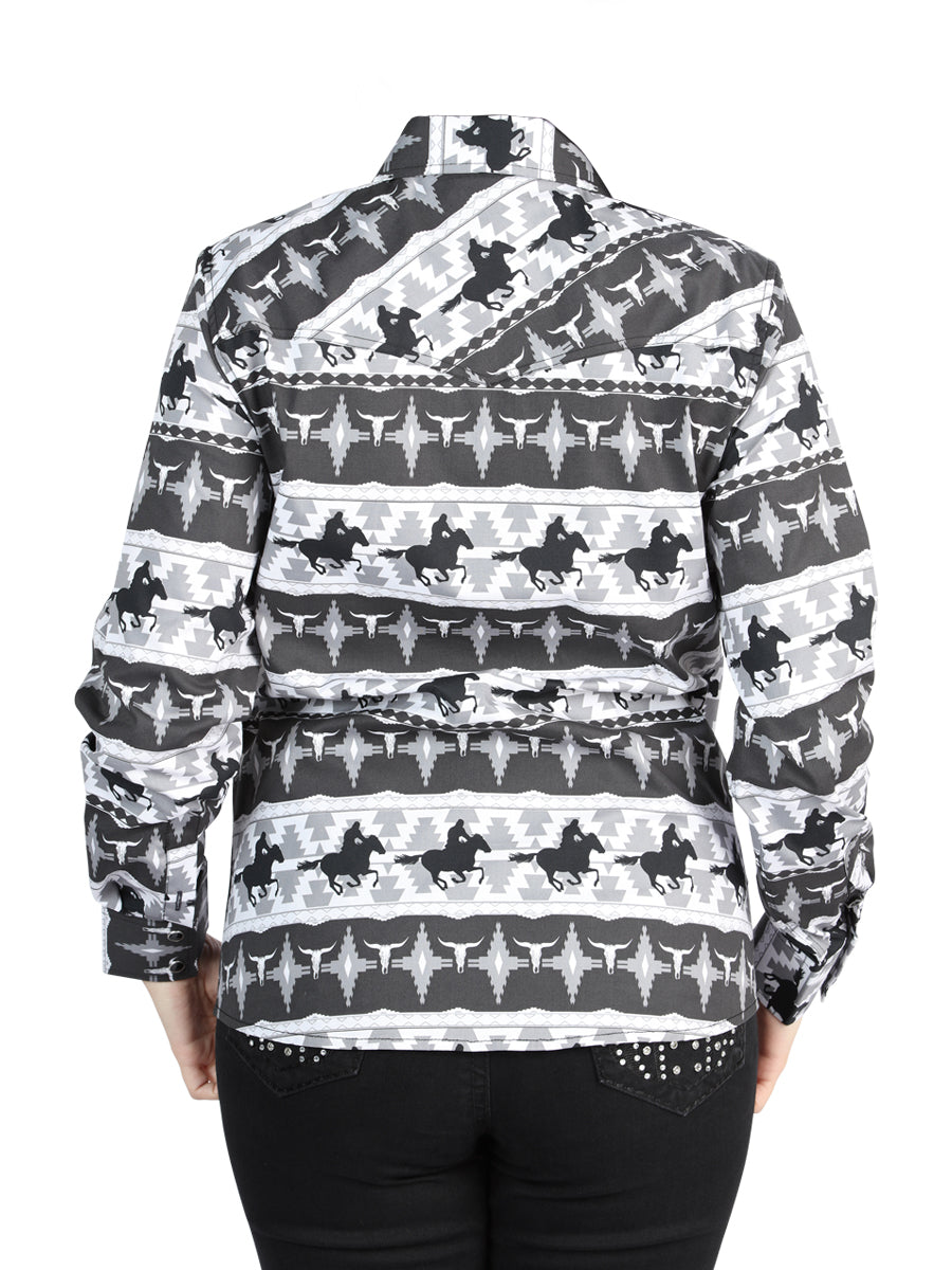 El General - Camisa informal de manga larga - Negra 44479