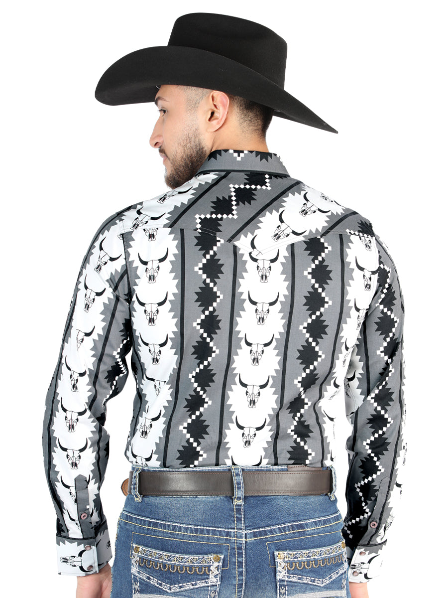 El General - Camisa informal de manga larga - Negro 44491