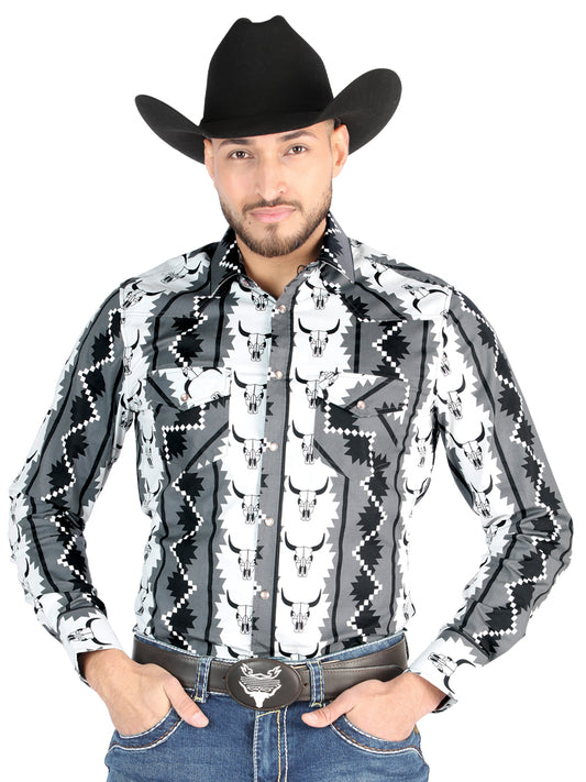 El General - Camisa informal de manga larga - Negro 44491