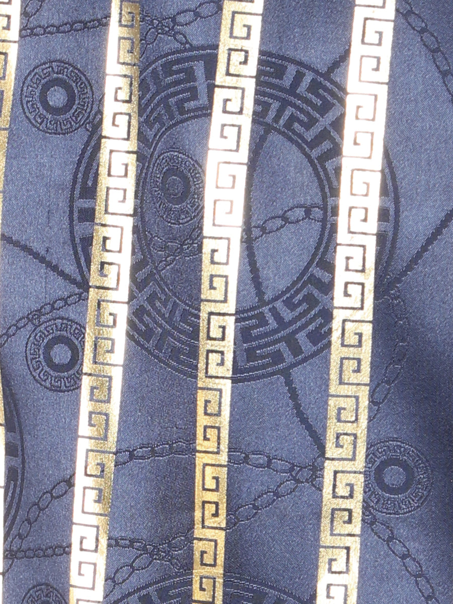 Camisa casual de manga larga El General Navy/Gold 44553