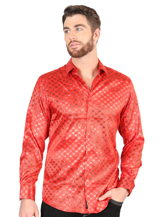 Camisa de manga larga casual El General Red 44577