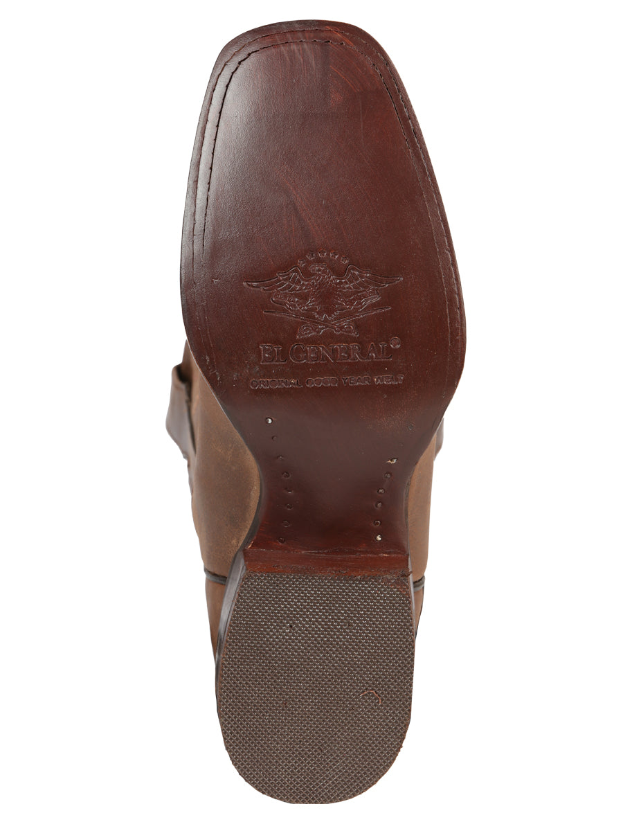 El General Women’s Rodeo Boot  - Alazan Brown 44854
