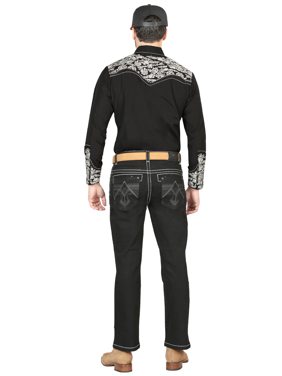 Vaqueros Centenario Bootcut Denim - Negros 44964