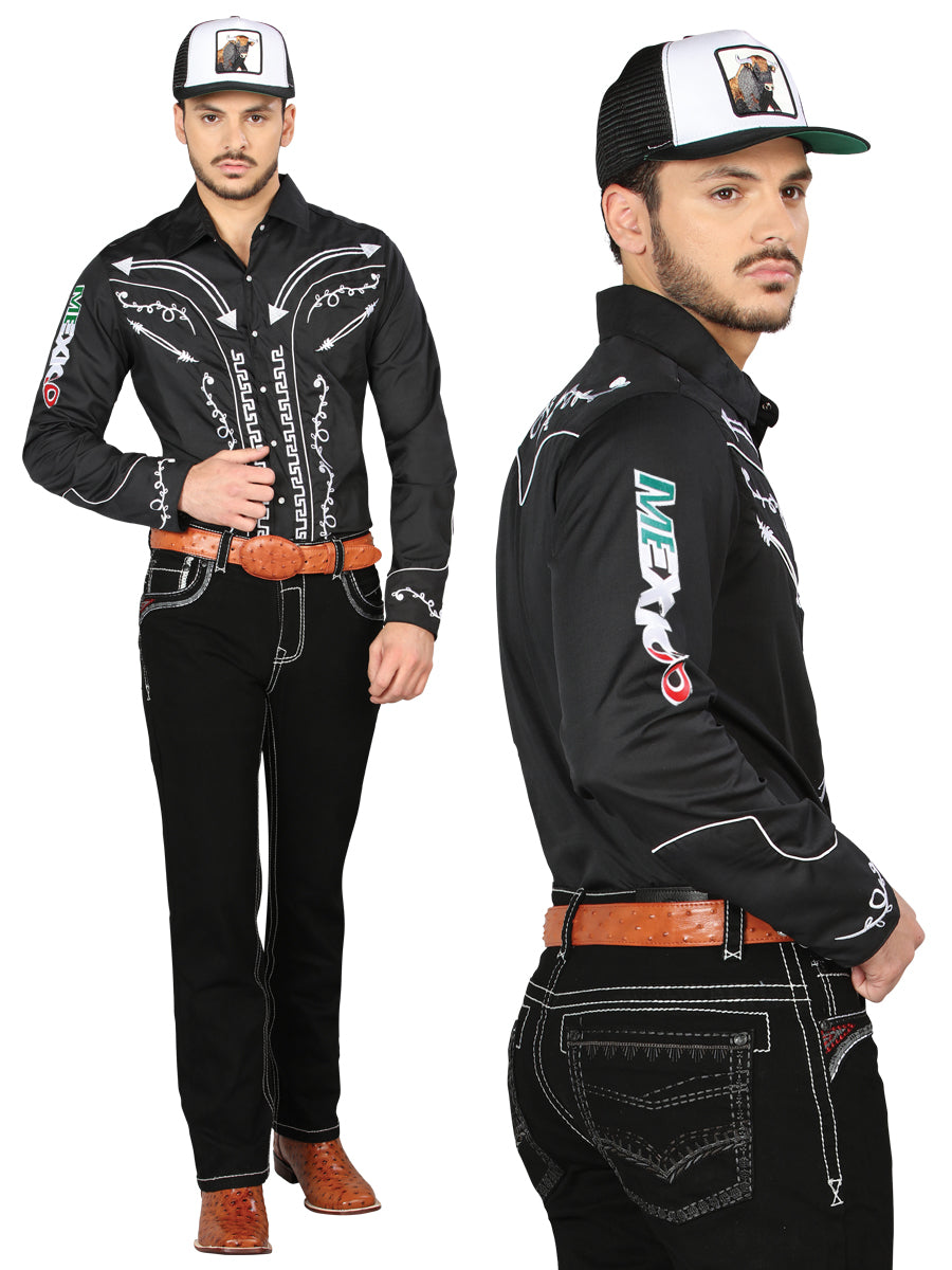 Vaqueros Centenario Bootcut Denim - Negros 44966