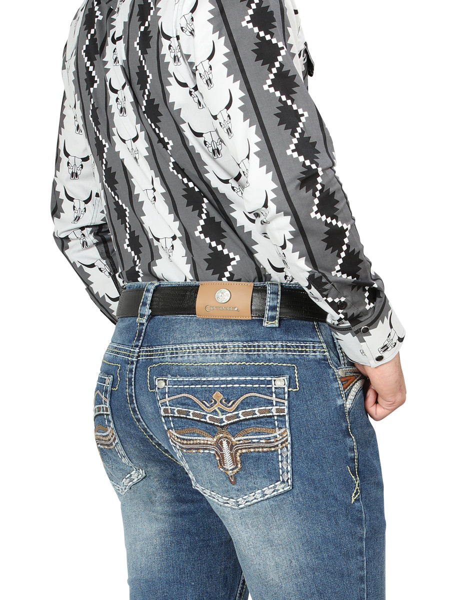 Pantalones vaqueros Centenario Bootcut - Azul medio 44971