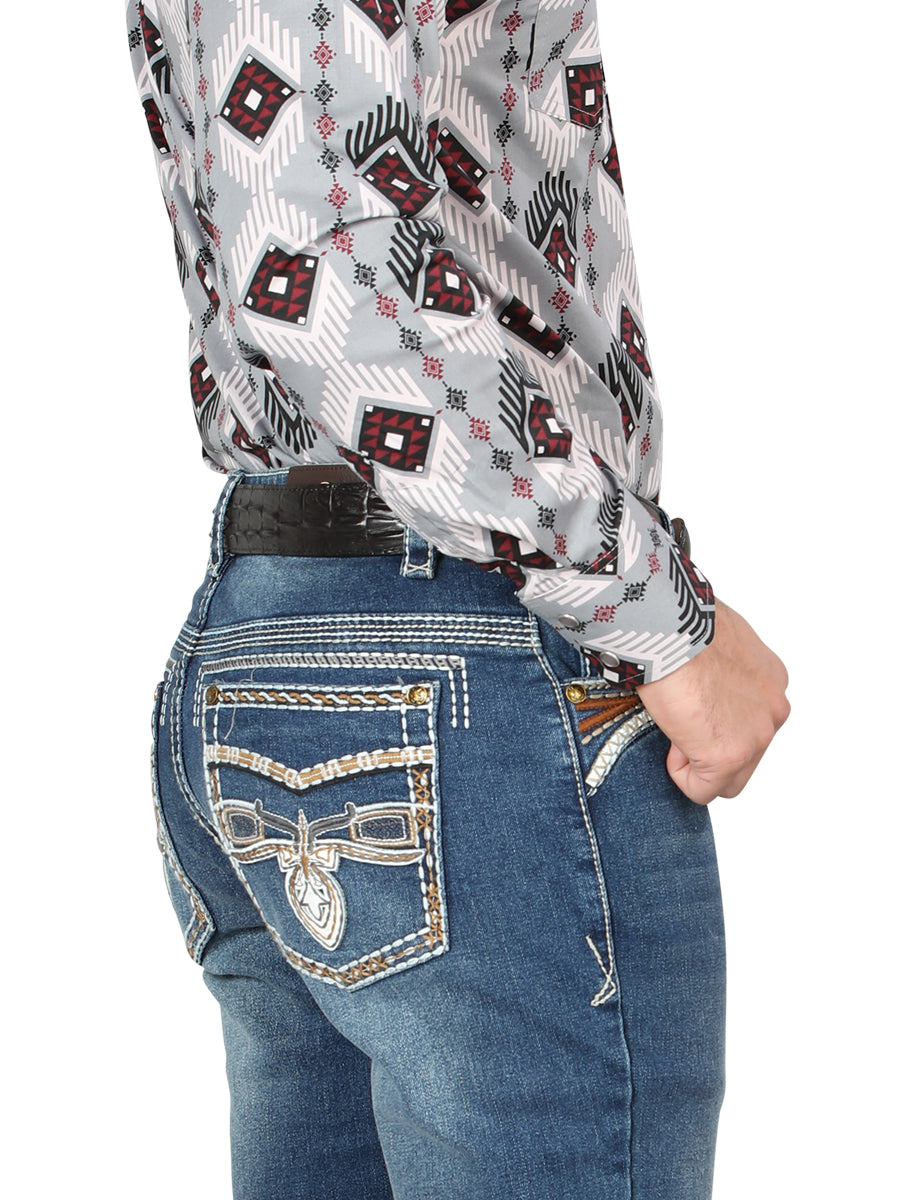 Vaqueros Centenario Bootcut Denim - Azul oscuro 44974