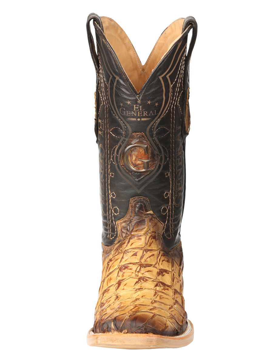 Botas vaqueras El General para hombre, modelo Exotic Monster Fish Rodeo - Orix 45086