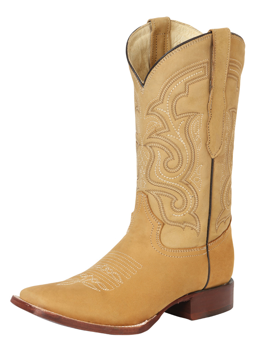 El General Men’s Rodeo Boot – Nubuck Leather - Honey 45204