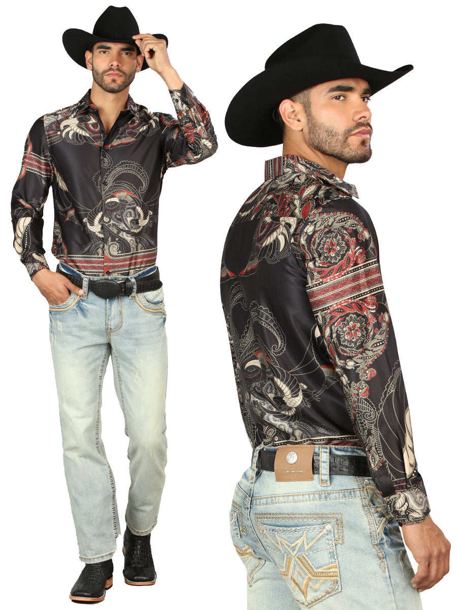 Pantalón vaquero azul claro Centenario para hombre con detalles bordados 45317