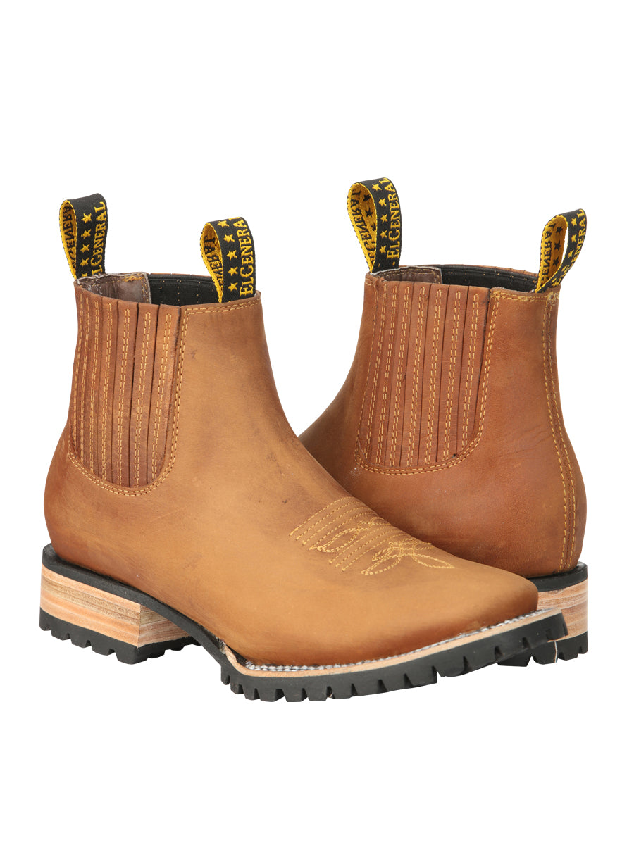 El General Men’s Ankle Boots - Crazy Horse Papaya 45342