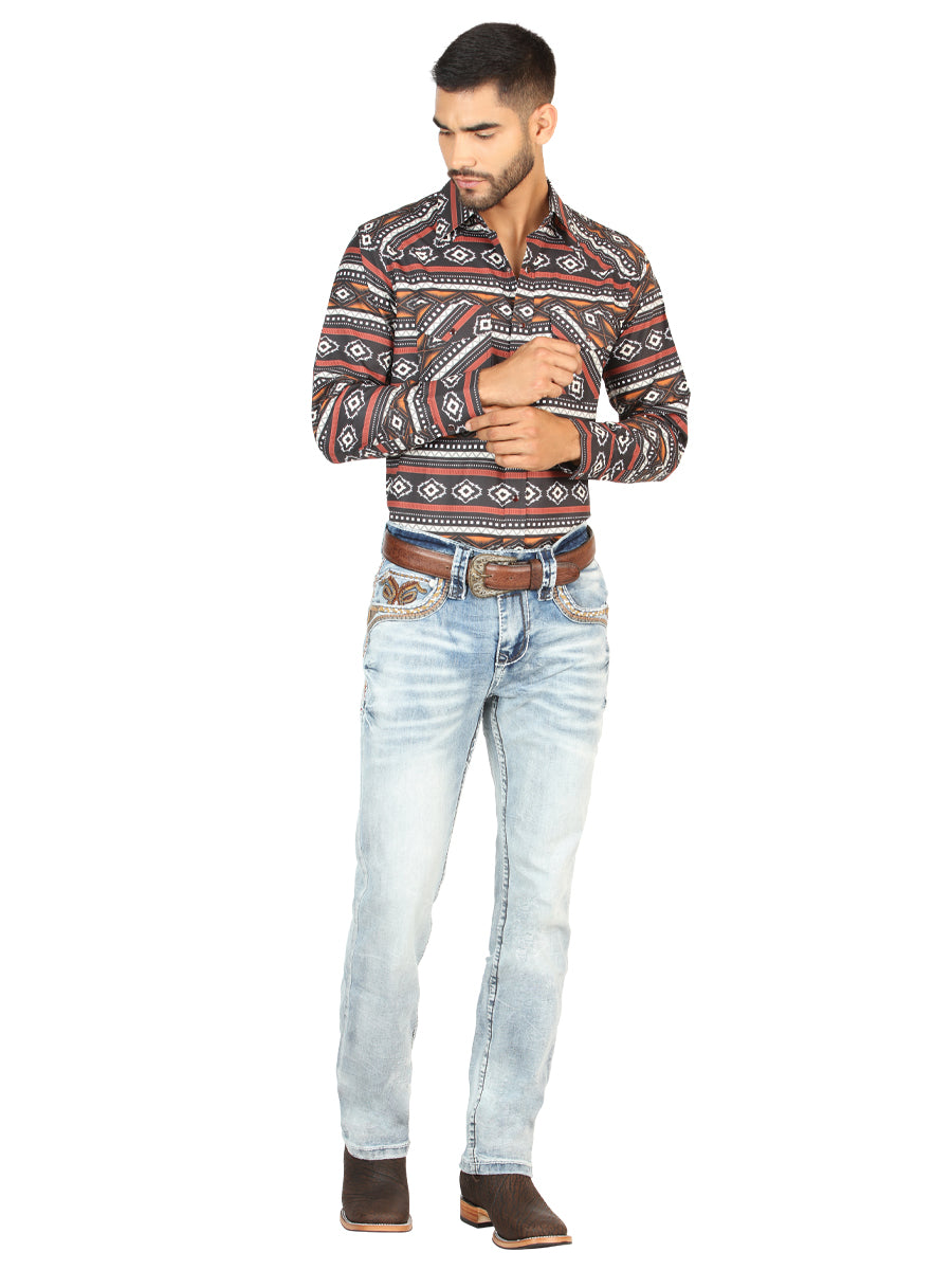 Pantalones vaqueros premium Centenario para hombre - Azul claro 45531