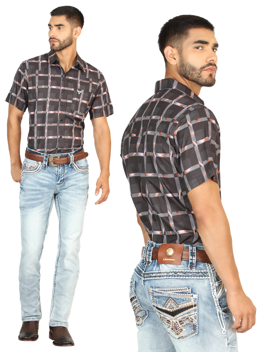 Pantalones vaqueros de corte bota Centenario Premium para hombre - Azul medio 45533