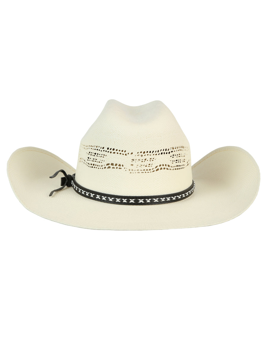 Sombrero vaquero de paja El General 20X Palm para hombre - Bangora Toro 45763