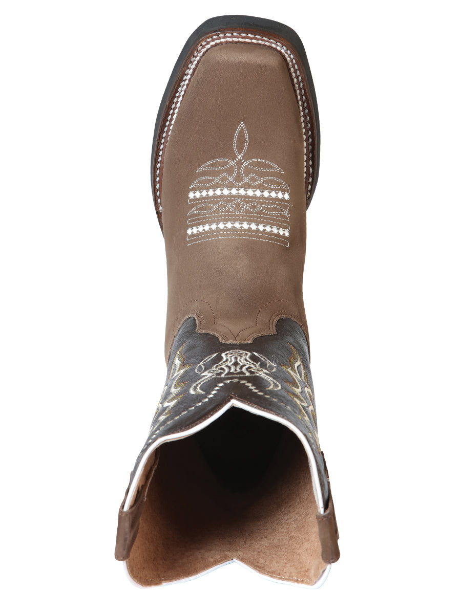 Bota Rodeo El General - Nobuck Camel 51113