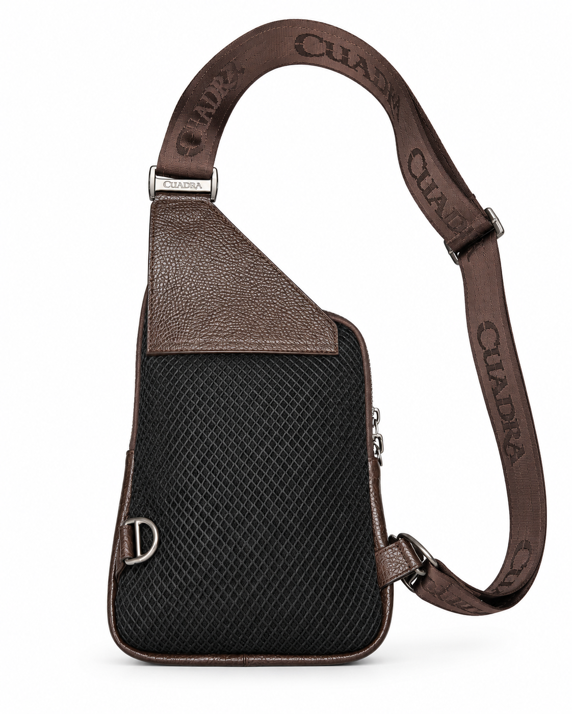 Men's Brown Leather Crossbody Sling Bag – Western Style