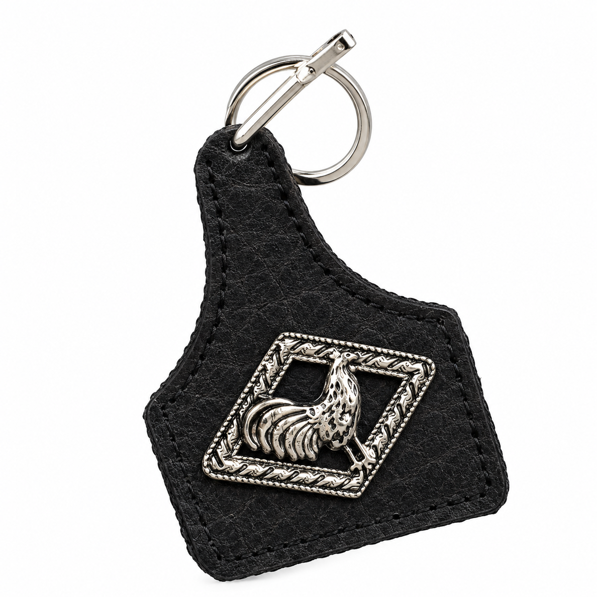 CR Heritage Leather Keychain