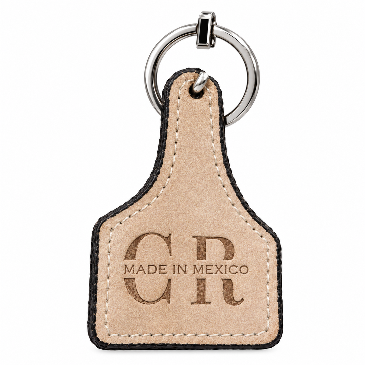 CR Heritage Leather Keychain